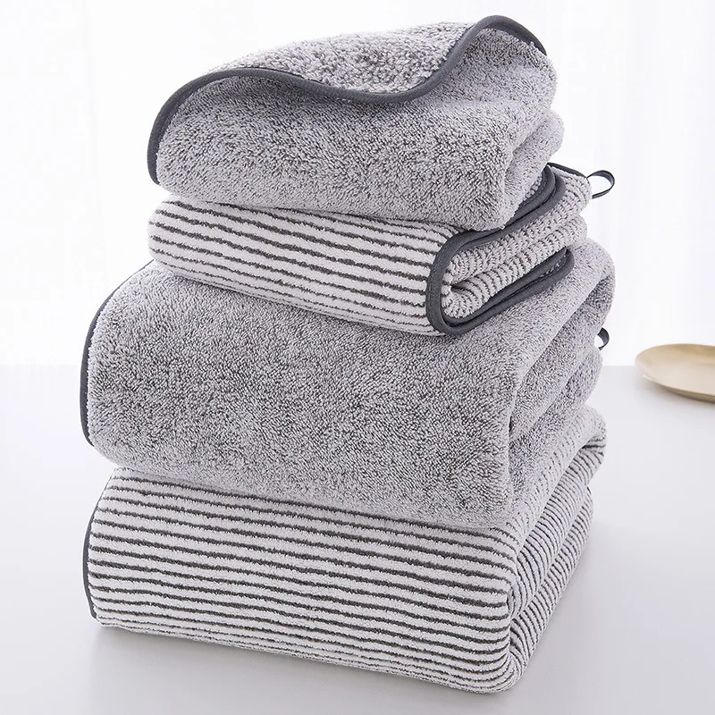 Абсорбирующее бамбуковое волокно полотенце для душа Женская быстросохнущая