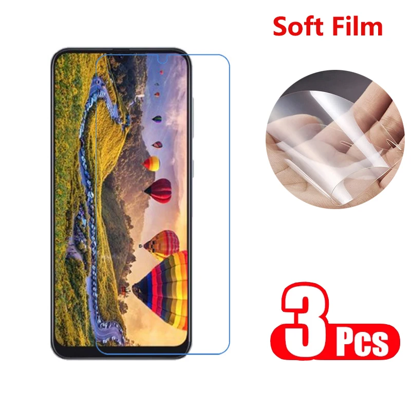 

3 Pcs For Samsung Galaxy A10 A11 A60 A80 A90 M10 M20 M30 Screen Protector Soft Film Protective Clear Phone SCreen Film Not Glass