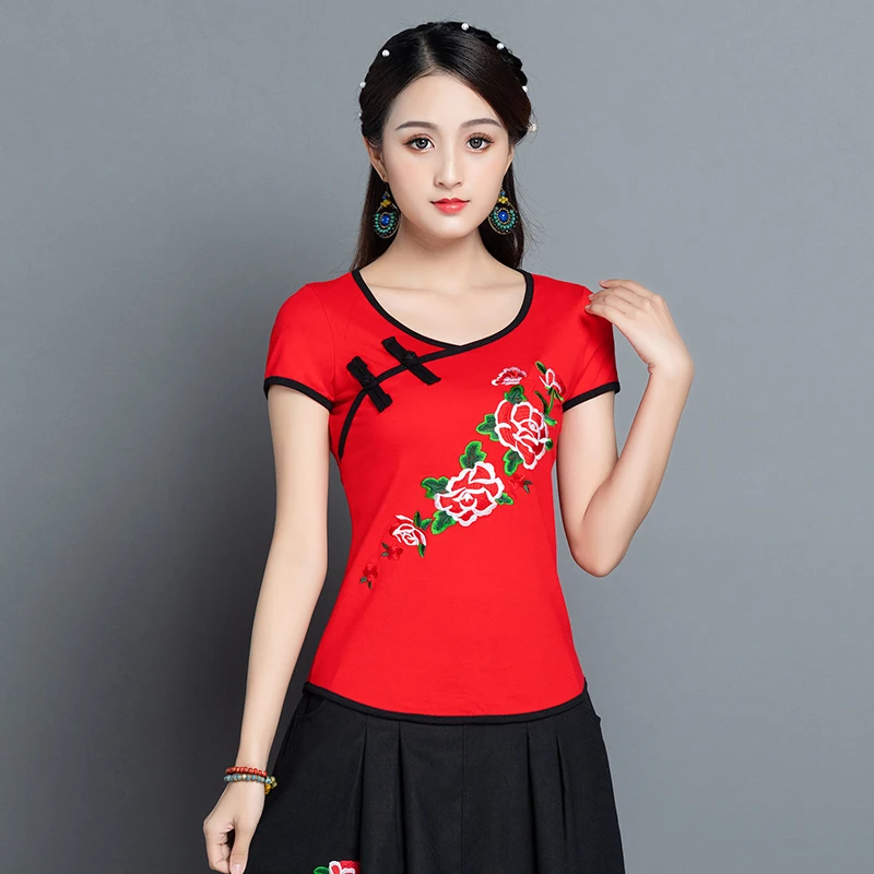 Летние топы женские рубашки рукаовов народный костюм рубашка экзотические