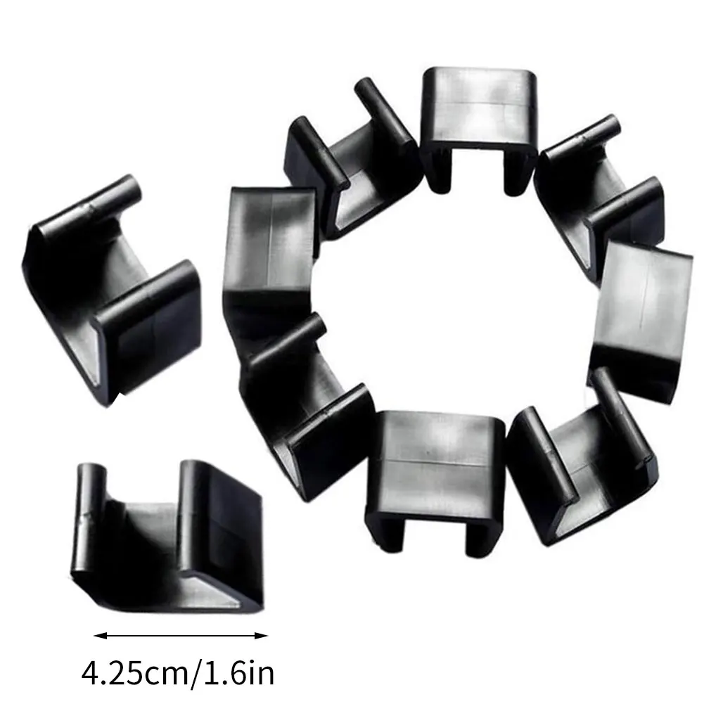 

10PCS Furniture Fasteners Corrosion-Resistant Heat Resistant Outdoor Patio Wicker Furniture Plastic Clips Chair Couch Clamps