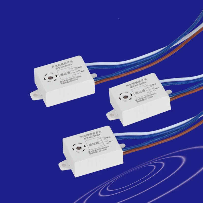 Новый модуль 220V детектор звука голоса Сенсор интеллигентая (ый) Автоматическое