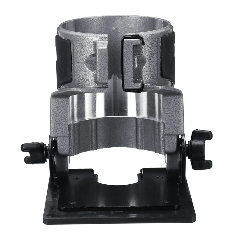 

Adjustable Balance Trimmer Base Shield Wood Work Shank Trim Router Edge Molding Metal + Plastic Power Tool Parts 8.9x8.9cm