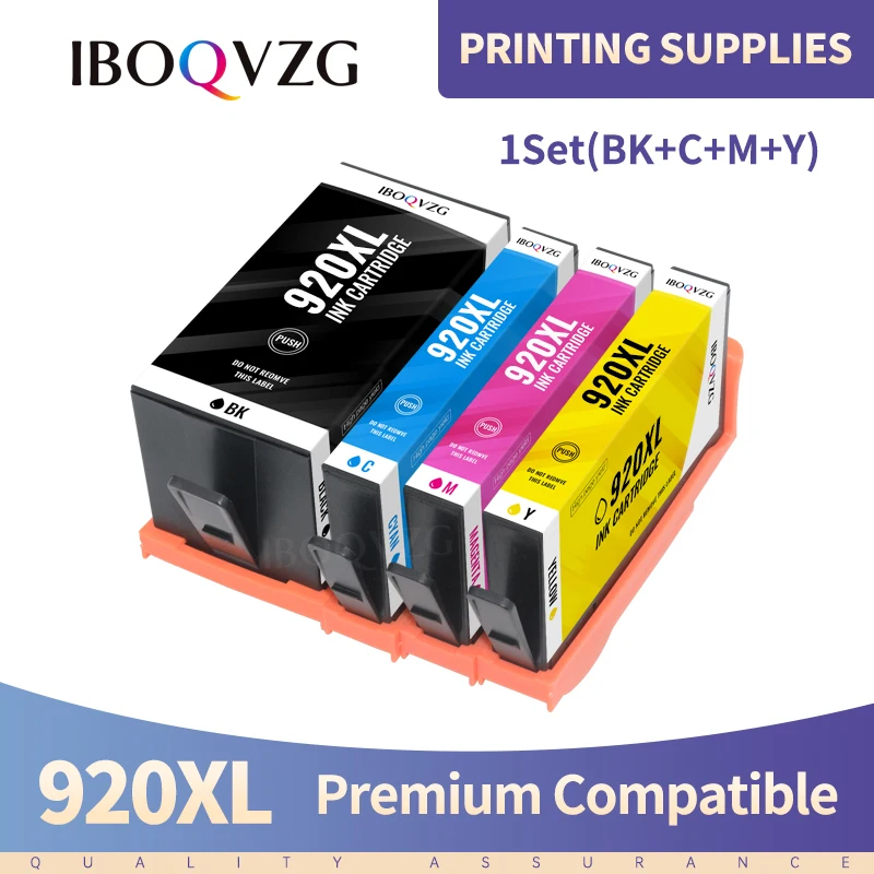 Совместимый чернильный картридж IBOQVZG 920 XL для HP 920XL принтера Officejet 6000 6500 6500A 7000 7500