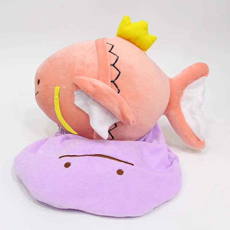 

30cm Plush Double-sided Pillow Magikarp Transform Ditto Stuffed Soft Cute Doll Gift Kids Toy PK00012