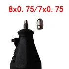 M8M7 электрическая мельница с гибким валом и винтовой крышкой, Цанга для вращающегося инструмента, аксессуары для электрической мельницы, мельницы