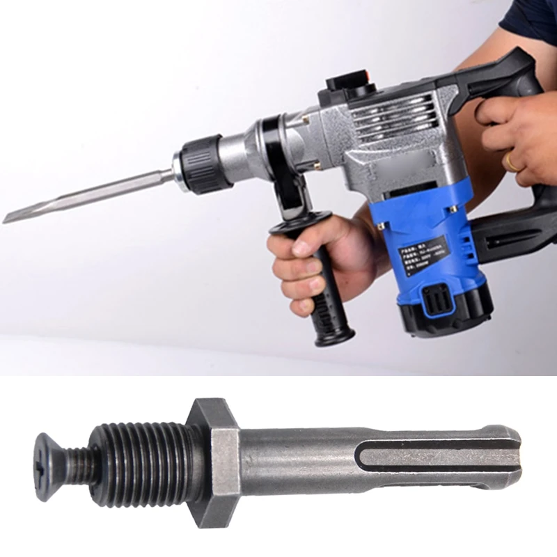 

12mm Thread SDS Plus Round Shank Mandrel Adapter Connector Hammer Drill Bit Tool