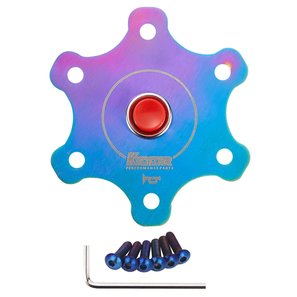 Универсальная Шестигранная кнопка на руль с 6 отверстиями 70 мм шестигранным