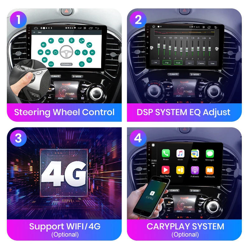 Автомагнитола AWESAFE PX9 мультимедийный видеоплеер с GPS навигацией DVD Android 10 для Nissan