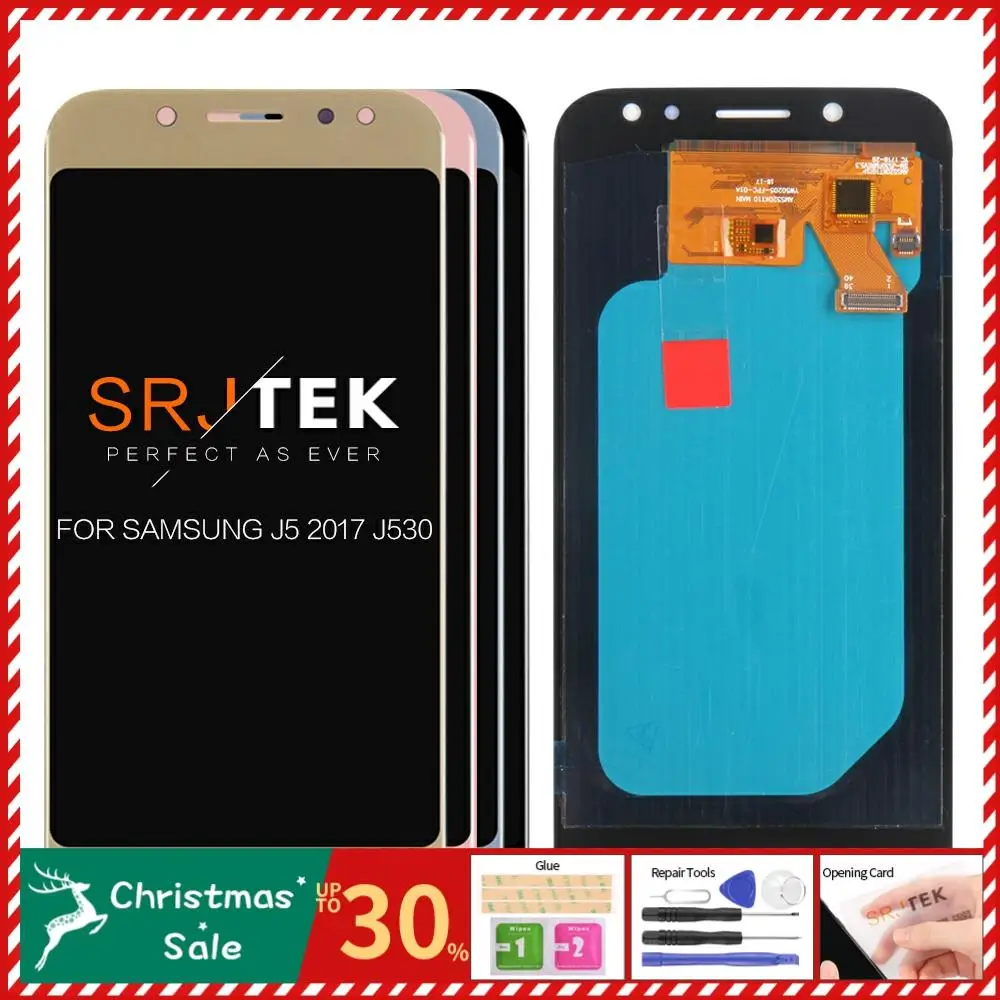 1280x720 AMOLED сменный дисплей для SAMSUNG Galaxy J5 PRO J530 J530F lcd кодирующий преобразователь сенсорного экрана в сборе