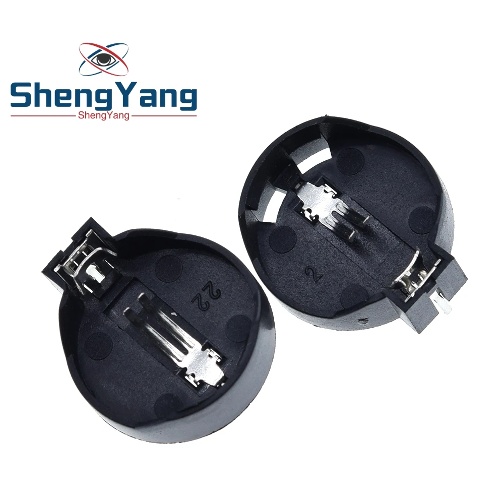 TZT 10 шт. держатель батарейного отсека с кнопками корпус розетки CR2032 cr2032