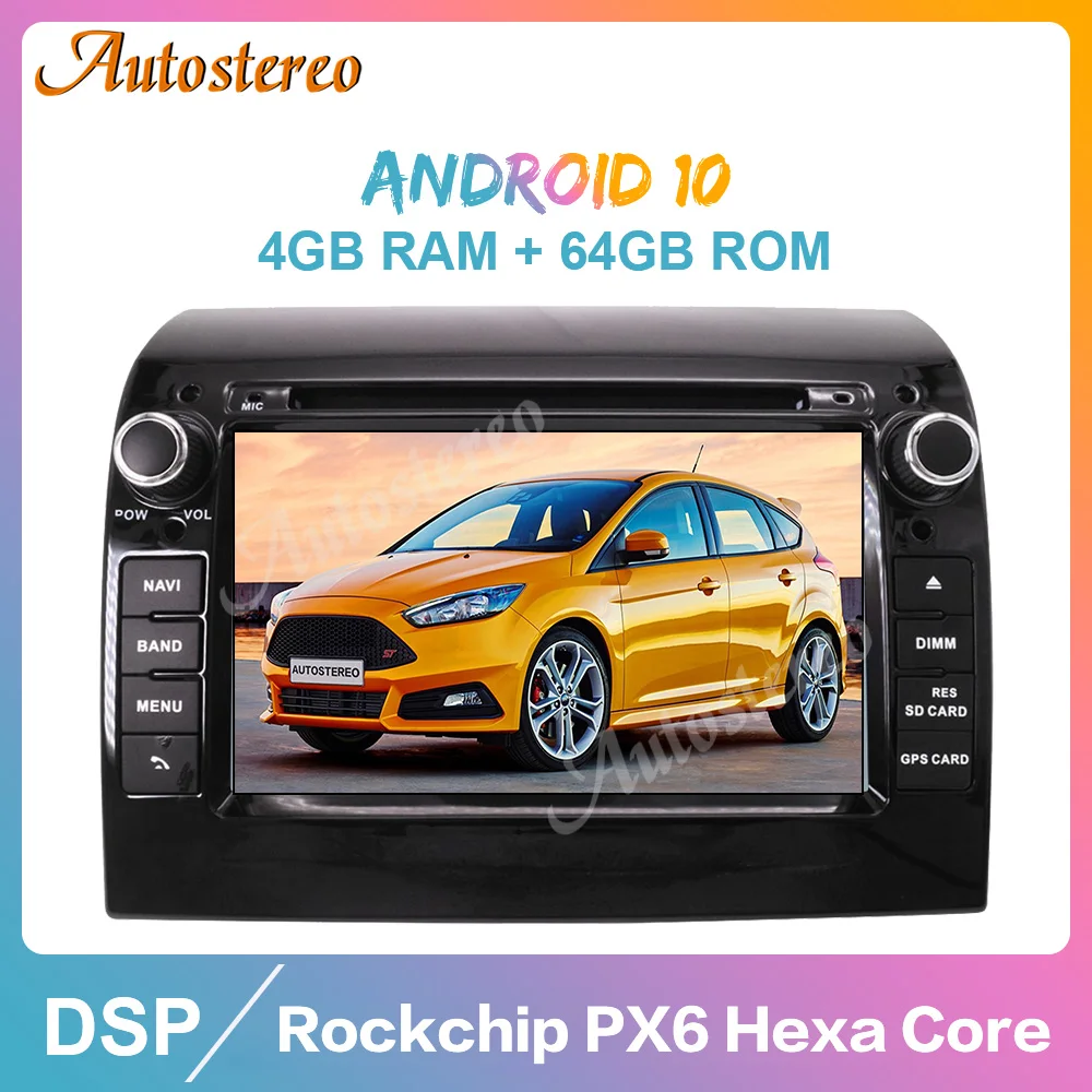 Беспроводной автомобильный DVD-плеер для Fiat Ducato Citroen Jumper Peugeot Boxer Android 10 0