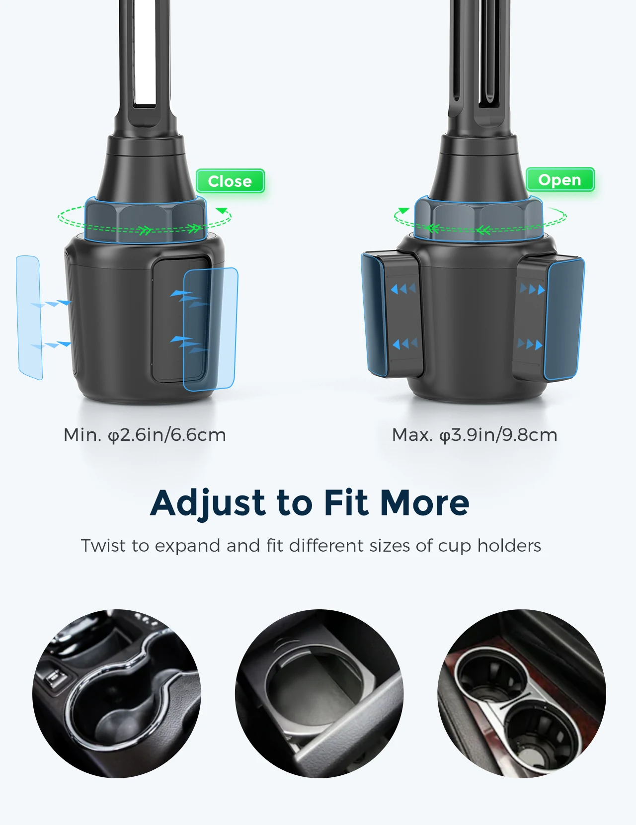 MPOW CA160 беспроводное автомобильное зарядное устройство 15 Вт автоматическое