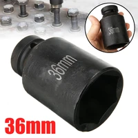 1pc 36mm 12 drive impact socket double deep metric impact socket hex for garden tools accessories