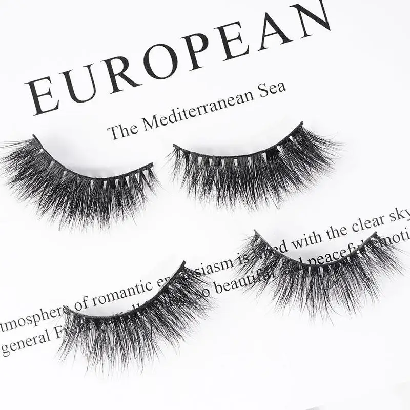 1 пара норковые ресницы без жестокости накладные &quotкрест-накрест&quot натуральные