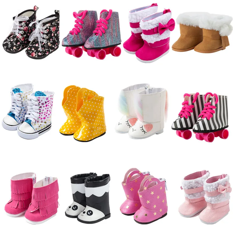 Ботинки для кукол размером 7 см подходят 18-дюймовых американских и 43 аксессуары