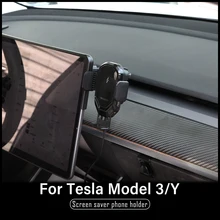 New modely For Tesla Model 3 2021 Accessories Car Phone Holder model Three model y model 3 2017-2021