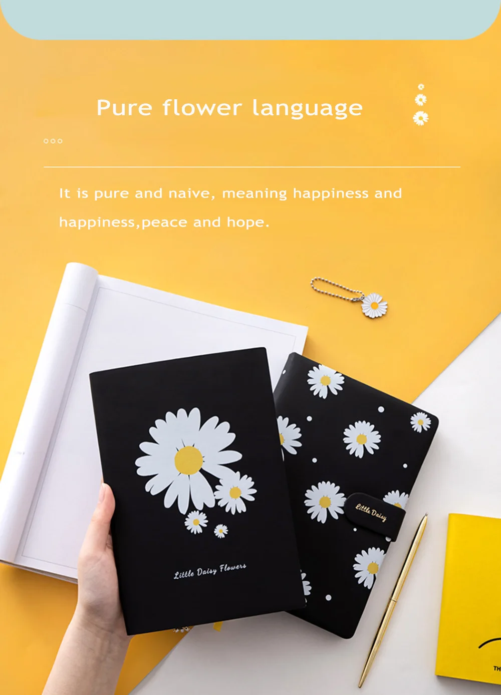 A5 Дейзи милый дневник повестки дня план журнал органайзера еженедельно