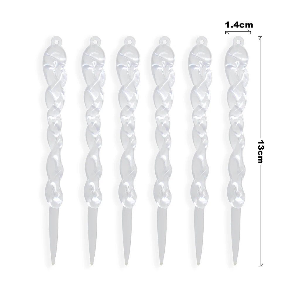 

Рождественские подвески из прозрачного пластика 12/24 шт.
