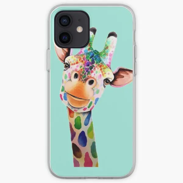 

Чехол для телефона с жирафом для iPhone 11 12 13 Pro Max Mini X XS XR Max 6 6S 7 8 Plus 5 фотографий модный силиконовый чехол с цветочным принтом фотографии