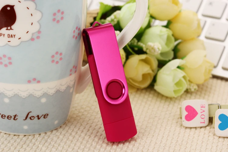 

New OTG USB flash drive 8GB 16GB 32GB 64GB 128GB for Android /Tablet /PC USB 2.0 Pendrives high quality pen drive free package