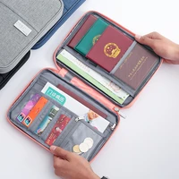 passport cover purse credit card holder multi function tickets clip passport protector file multi card bit sorting clutch wallet