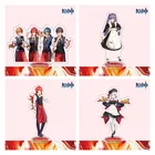 Аниме Genshin ударная фигурка для столовой Косплей Gongzi Zhongli разбавленный Kaeya фототабличка настольное украшение стоячий знак