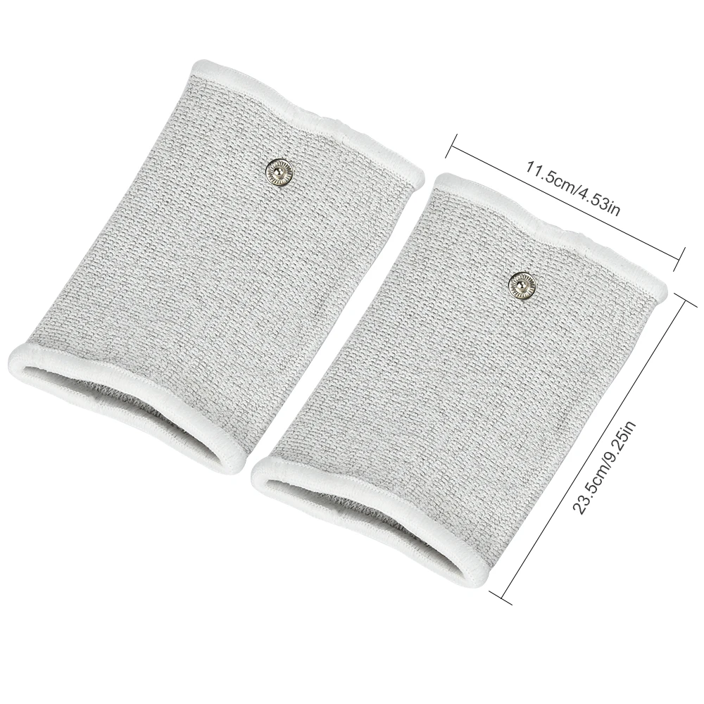 Проводящие перчатки из серебристого волокна EMS носки для запястья