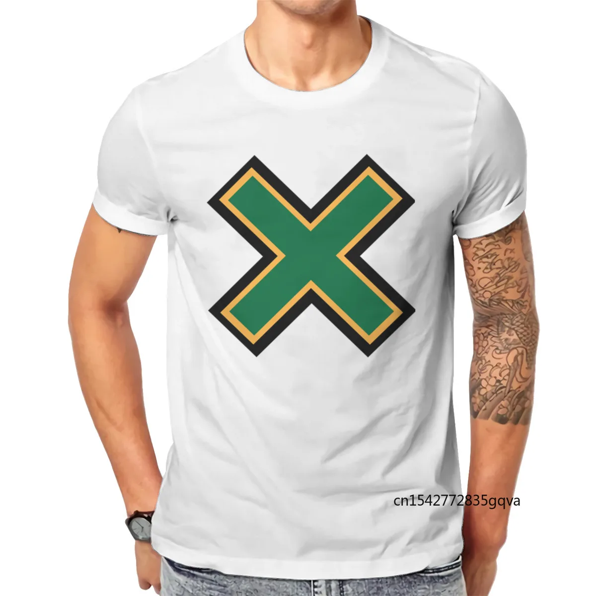 

X Hunter X Hunter Essentials Oversized Man Graphic Homme Men's T-Shirts Anime Shirt Graphic O-Neck Daily