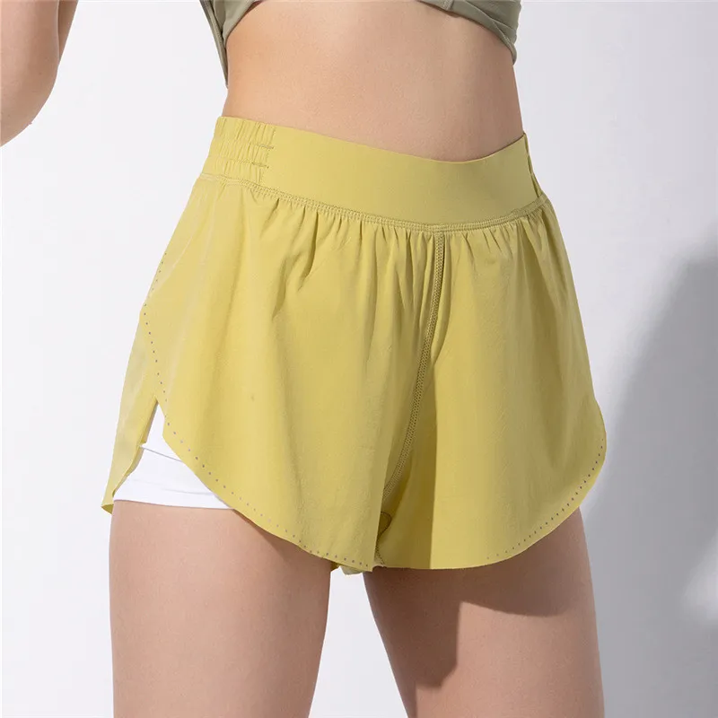 

Женские антиэкспозиционные шорты для бега дышащие леггинсы для фитнеса женские шорты 2 в 1 для марафона быстросохнущие шорты для спортзала ...