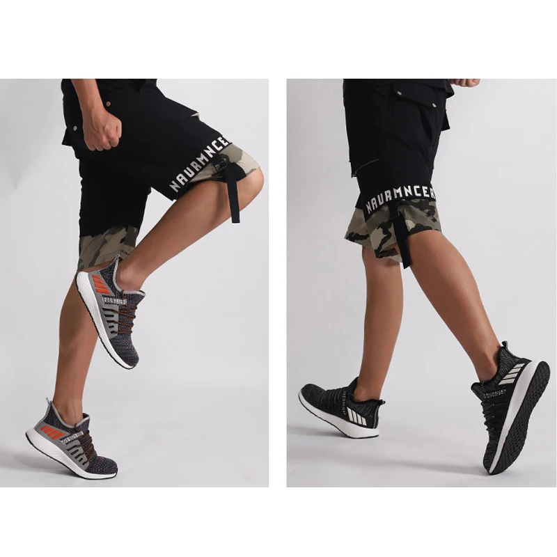 Кроссовки мужские непробиваемые со стальным носком брендовые безопасные