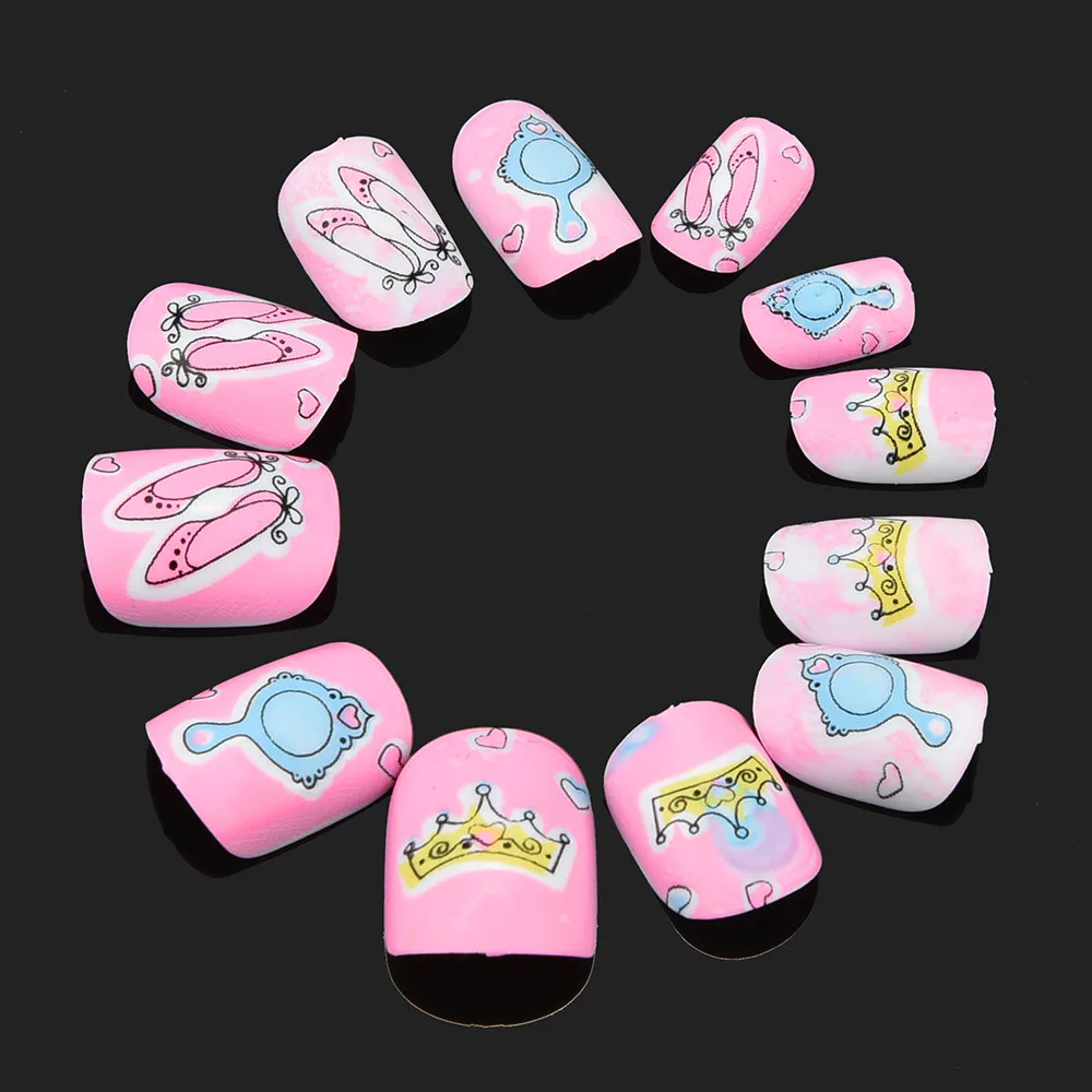 6 шт. новая детская переводная накладные ногти для ног с изображением героев