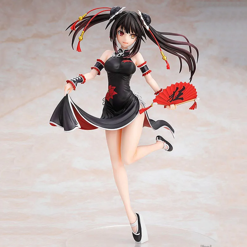 Экшн-фигурка CAworks Date A Live ficrane 1/7 chara-ani Kurumi Tokisaki кошмарное китайское платье ПВХ