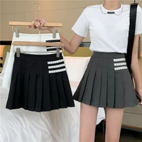 skirts womens summer 2021 new student high waist half length a line skirt pleated short skirt