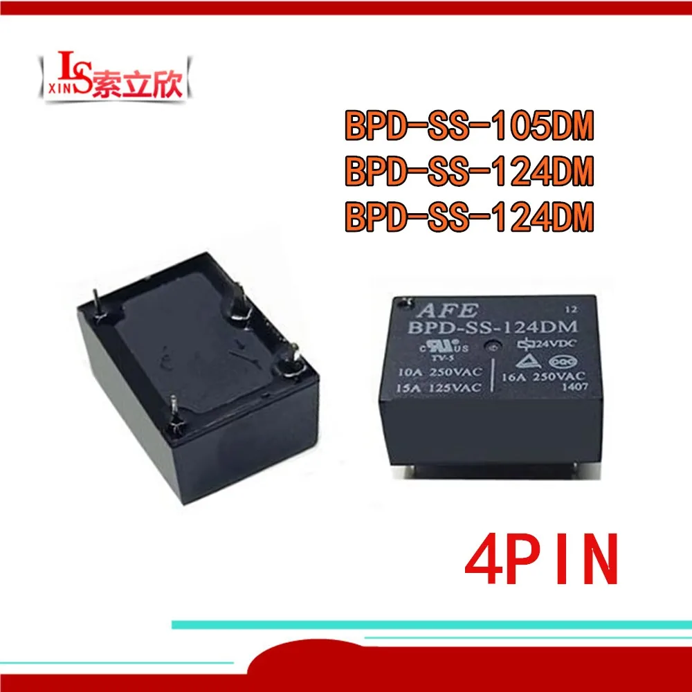10 шт./лот 100% оригинальное новое реле BPD SS 105DM 5VDC 112DM 12VDC 124DM 24VDC 16A 4PIN|Реле| |