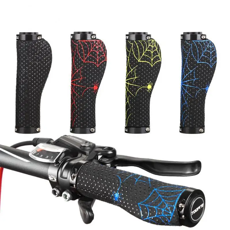 

Bicycle Handlebar Cover Silicone Mountain Bike Vice Grip Cover Universal Bicycle Grip Cover Spider Web Handle Cover Bicycle Part