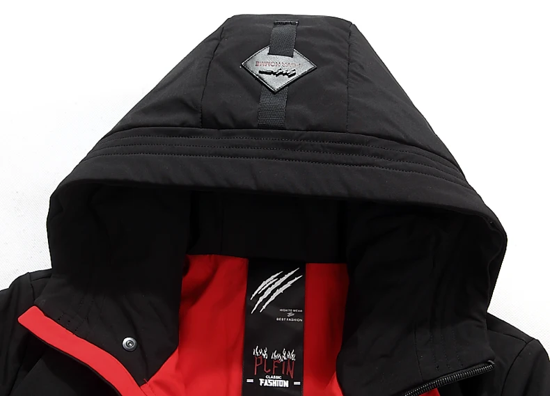 Мужской пуховик на белом утином пуху Повседневная теплая длинная куртка с