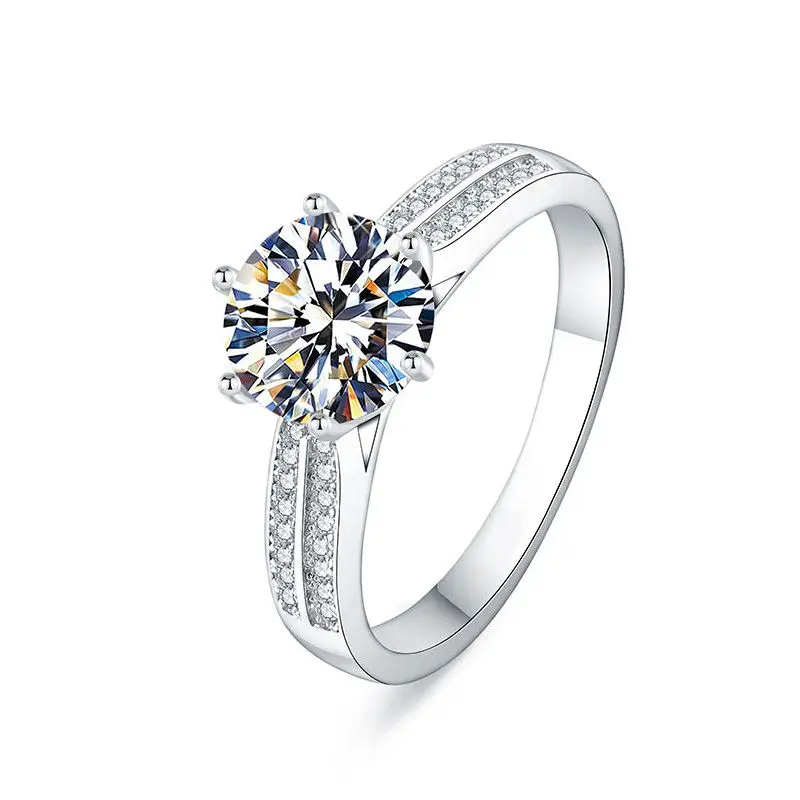 

High Quality 3 AAA High Grade Zircon Ring New Fashion 925 Silver Ladies Adjustable Ring Engagement Jewelry Gift Free Shipping