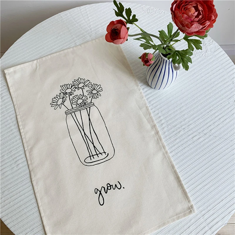

Nordic Cloth Flower Wall Hanging Tapestry Fabric Wall Tapestry