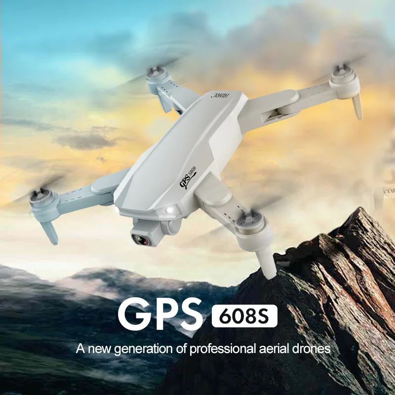 S608 GPS Drone 6K Dual HD Camera WIFI FPV Professional Aerial Brushless Motor RC Foldable Quadcopter Remote Distance 3km Drones | Игрушки и