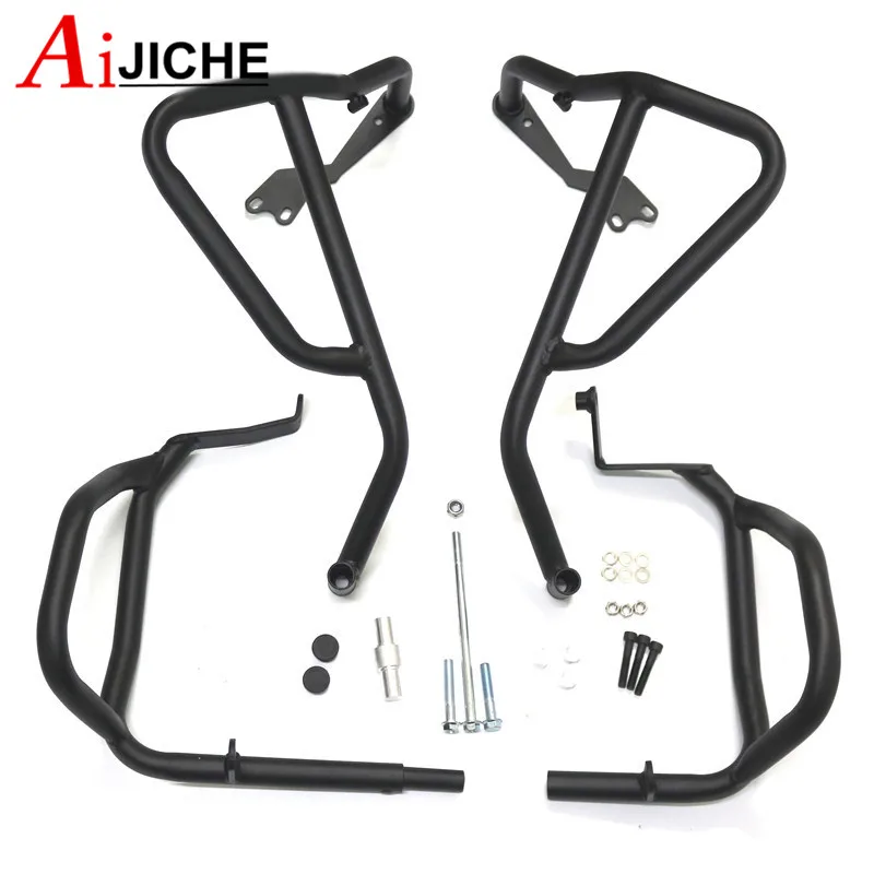 

Motorcycle Upper & Lower Crash Bar Frame Engine Protection Guard Bumper Protector For HONDA CB500X CB 500X CB500 X 2019-2023