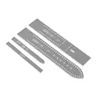 Прозрачный акриловый ремешок для часов 4 шт.компл. трафарет для ремешка форма сделай сам инструмент для работы с кожей товары для дома для мужчин