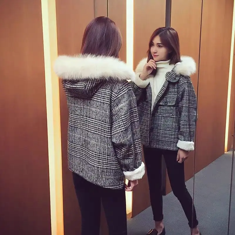 2019 для женщин новые осень-зима утолщенные Кофты детей шерстяной пиджак женский