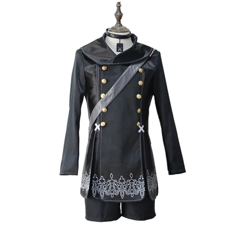 Game NieR:Automata Cosplay Costumes YoRHa 9 Gou S Gata Costume 9S Uniform Halloween Men Anime Cloth | Тематическая одежда и
