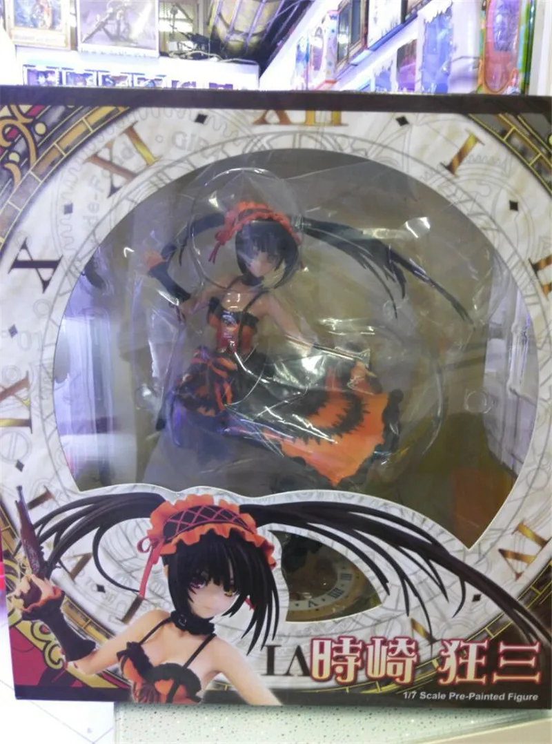 

Tokisaki Kurrumi Nightmare with gun Broccoli 5 generations Anime Action Figure Toy Pvc Figures Toy Christmas Gift For Children