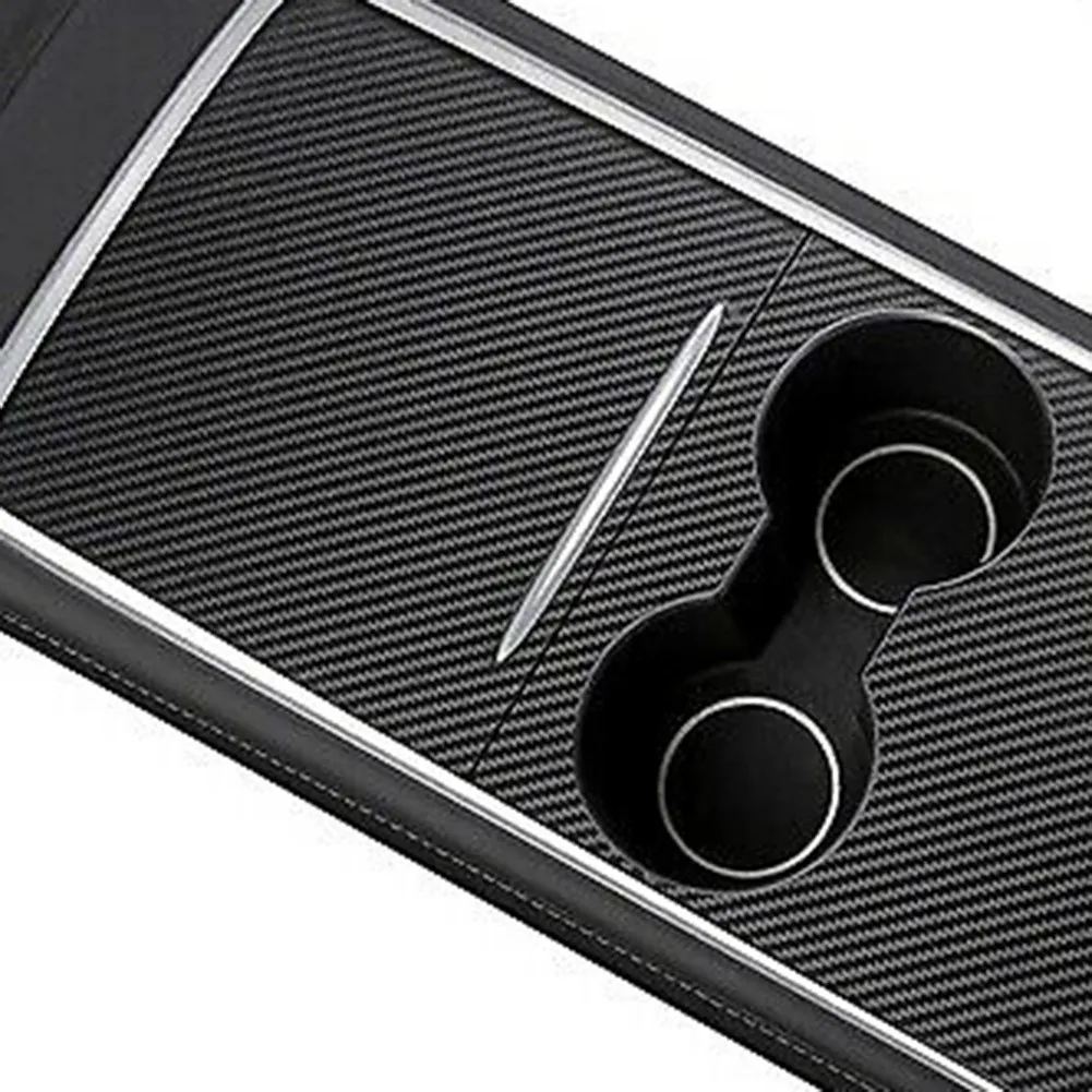 

Center Console Panel Sticker Car Carbon Fiber Grain Decoration Wrap Accessories