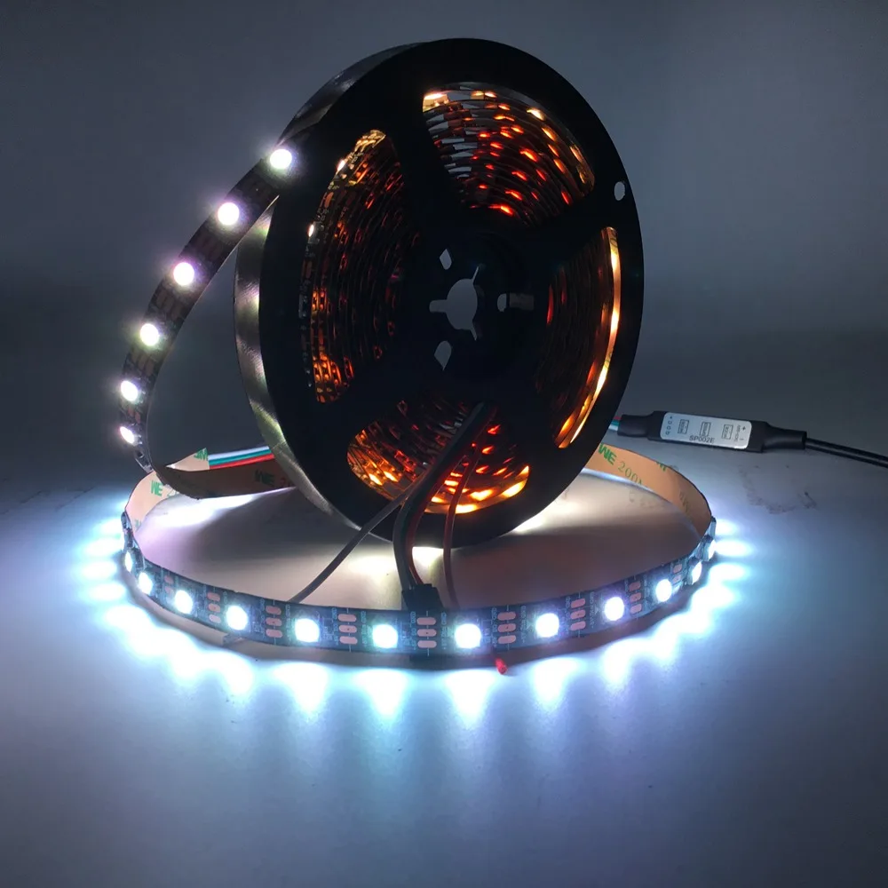 WS2812B WS2812 RGB светодиодный светильник водонепроницаемый индивидуально адресуемый умный RGB светодиодный светильник для украшения дома DC5V