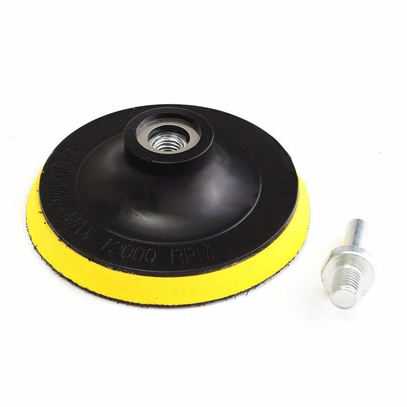 

4 Sanding Discs Hook W/Drill For Cleaning Home 10Pc 1000 Grit Backer Pad Parts
