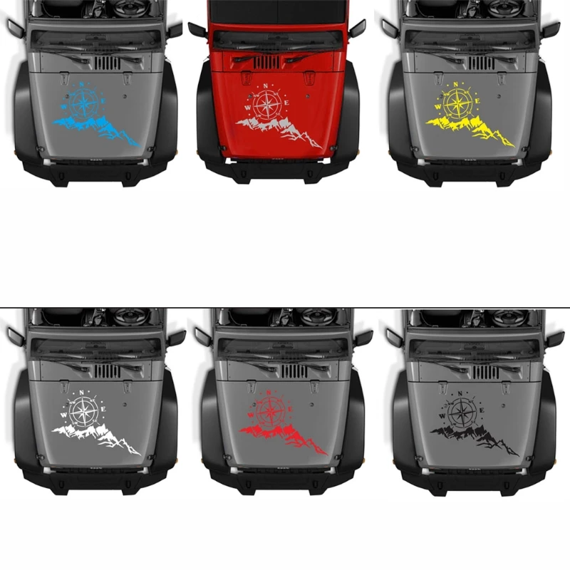 

Mountain Compass Car Sticker Funny Vinyl Car-Styling Decals Motorcycles Auto Window Decoration PVC Stickers Vinyl Decal D7YA