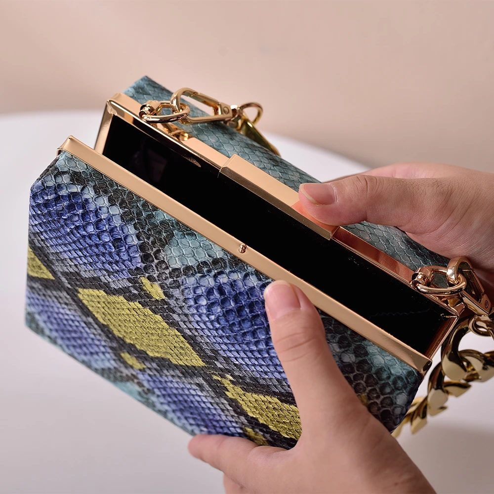 

Sling Bag Crossbody Fashion Handbag 2021 Womens Designer Bags Women's Handbags Snake Pattern PU Material of High Quality Noble