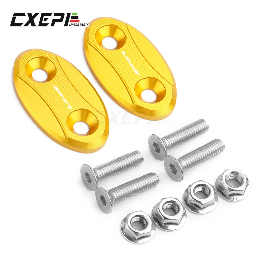 

For KAWASAKI ZX-6R ZX6R 2003 2004 Motorcycle Windscreen Windshield Mirror Hole Cap Driven Mirror Eliminators Cover